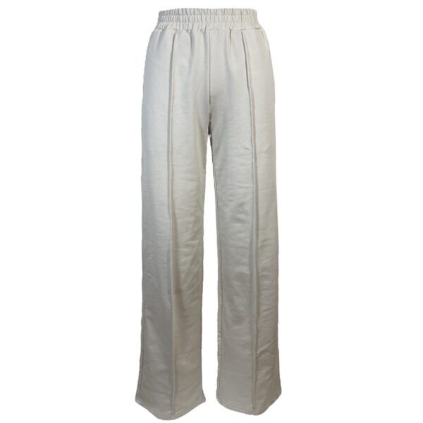 Straight Leg Pants Beige