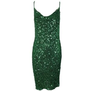 Ambika Glitter Dress Green