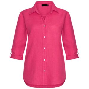 Linnen Blouse Fuchsia