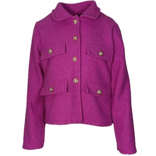 Teddy Jacket Hot Pink